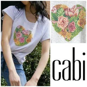NEW | CAbi Style 5932 Botanical Heart Tee